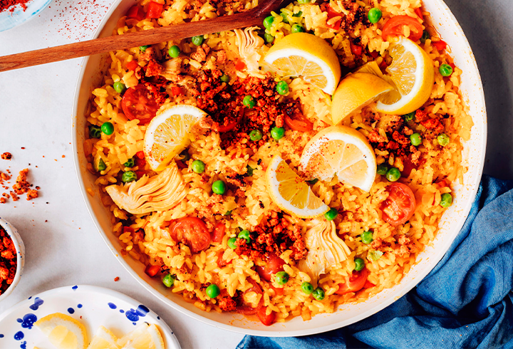 Paella végétarien