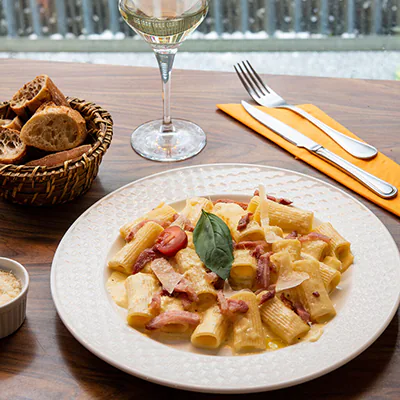 Rigatoni Carbonara